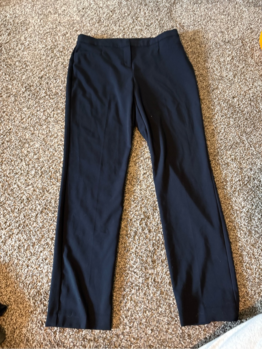 Alfani Classic Black Straight-Leg Dress Pants